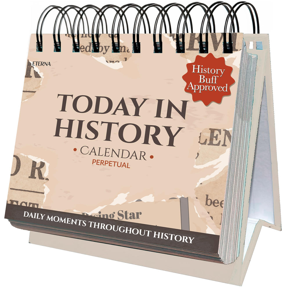Eterna Goods frontal del calendario con diseño claro y legible
