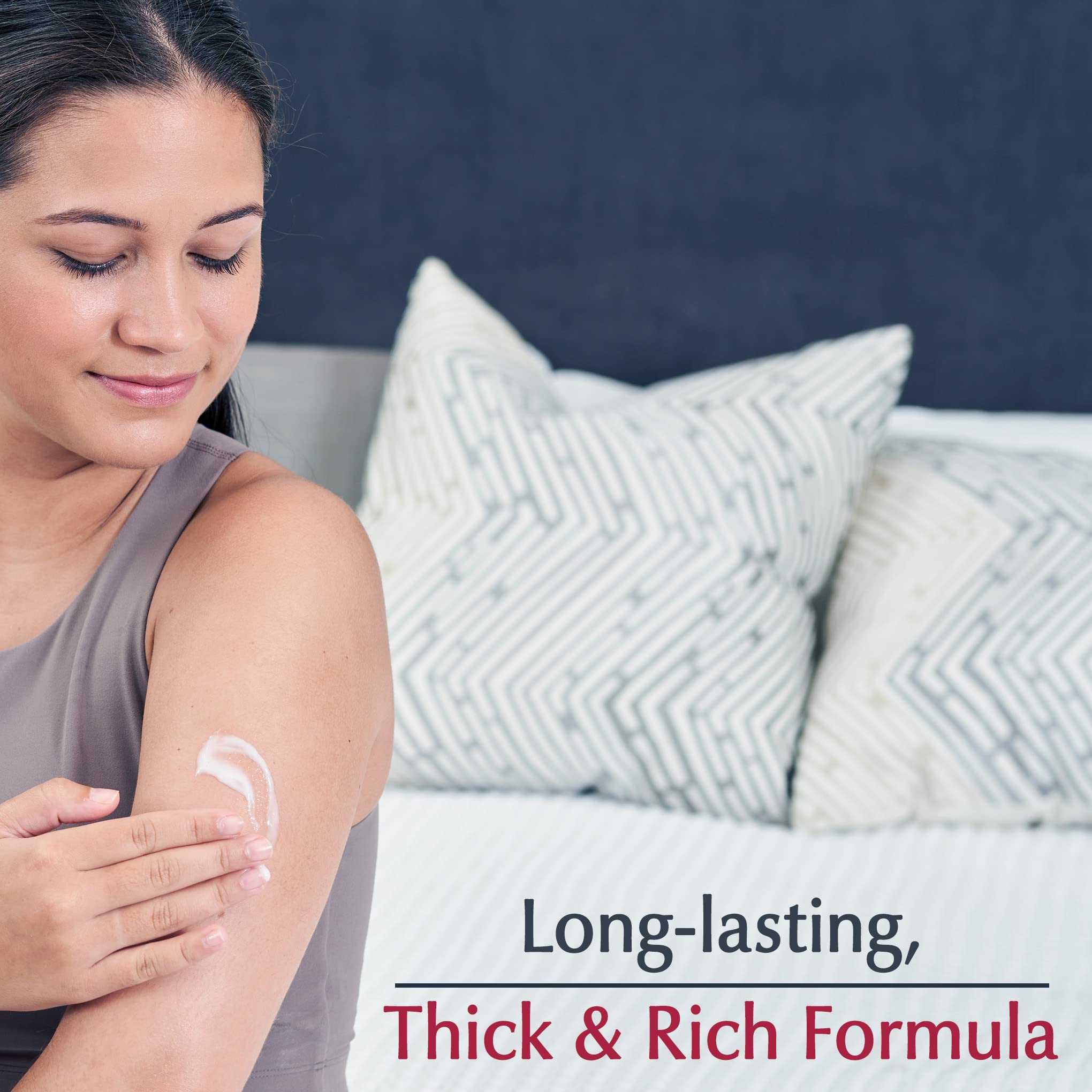 Eucerin aplicación en piernas para alivio de sequedad intensa