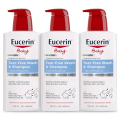 Eucerin botella frontal sin fragancia muestra envase práctico