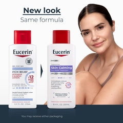 Eucerin textura de la loción no grasa, se absorbe y suaviza la piel