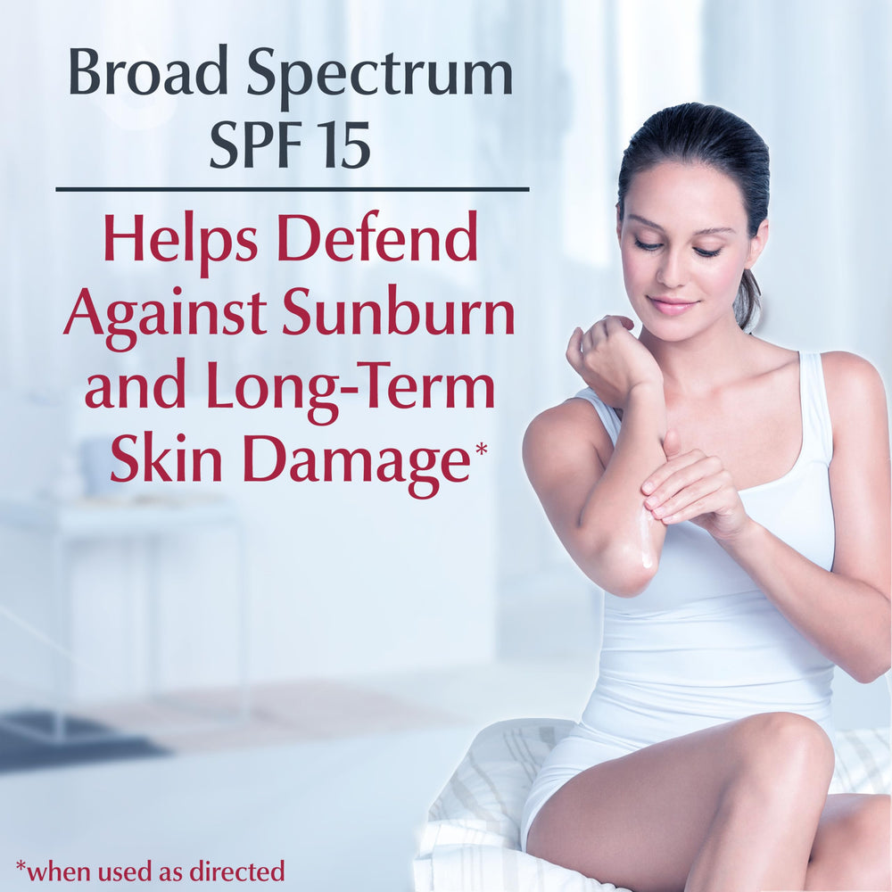 Eucerin etiqueta con ingredientes clave para piel sensible y confianza