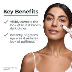 Eucerin aplicador metálico mostrando frío y aplicación precisa