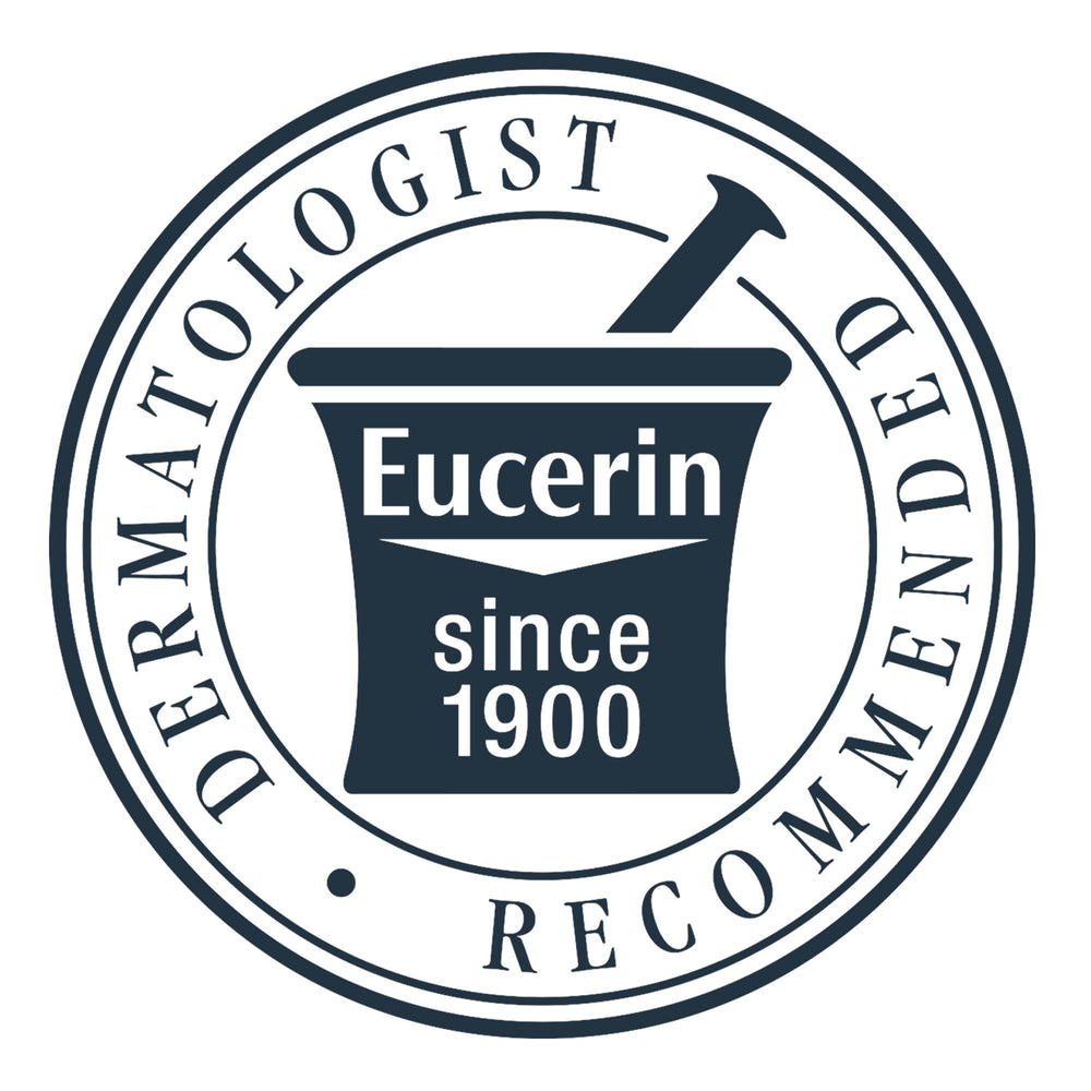 Eucerin comparación antes y después de piel más luminosa