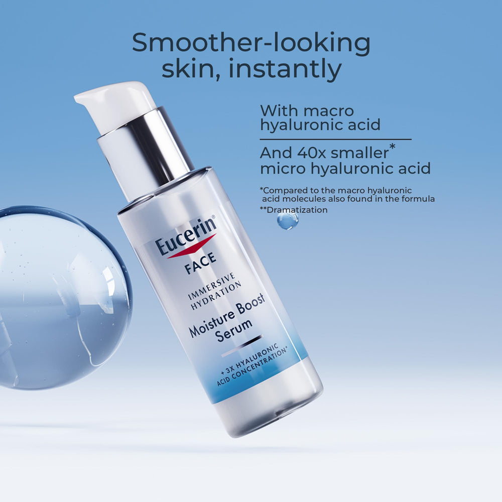 Eucerin en rutina matutina combinado con protector solar eficaz