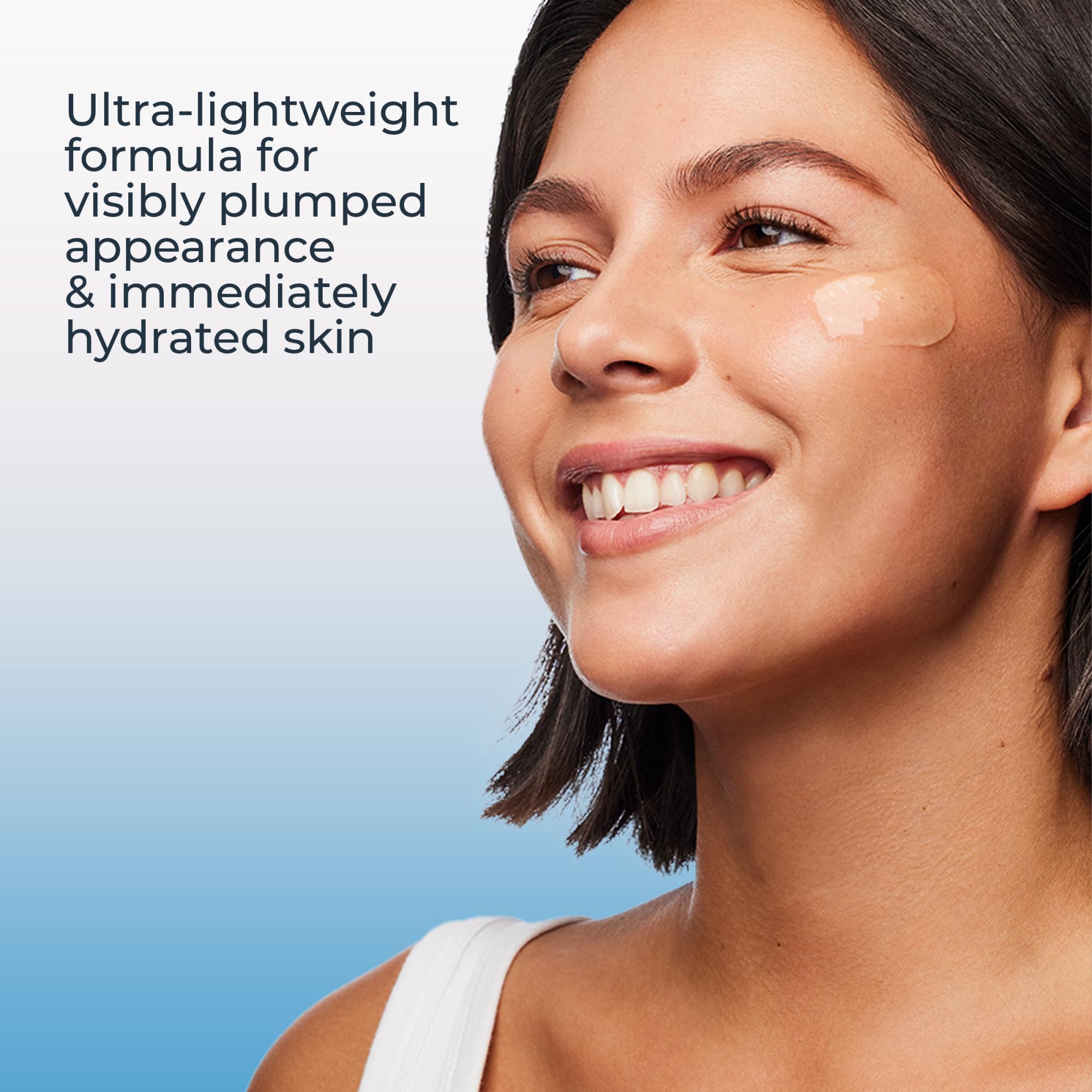 Eucerin packaging lateral subraya ingredientes y uso diario claro