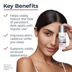 Eucerin textura cremosa en primer plano, fácil absorción y sensación ligera