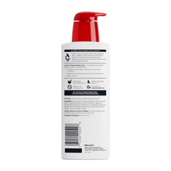 Eucerin textura cremosa en mano hidratando inmediatamente