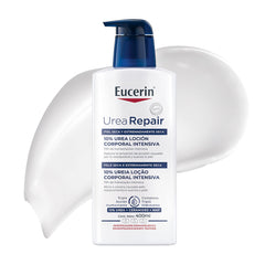 Eucerin textura cremosa en manos para absorción rápida y suavidad
