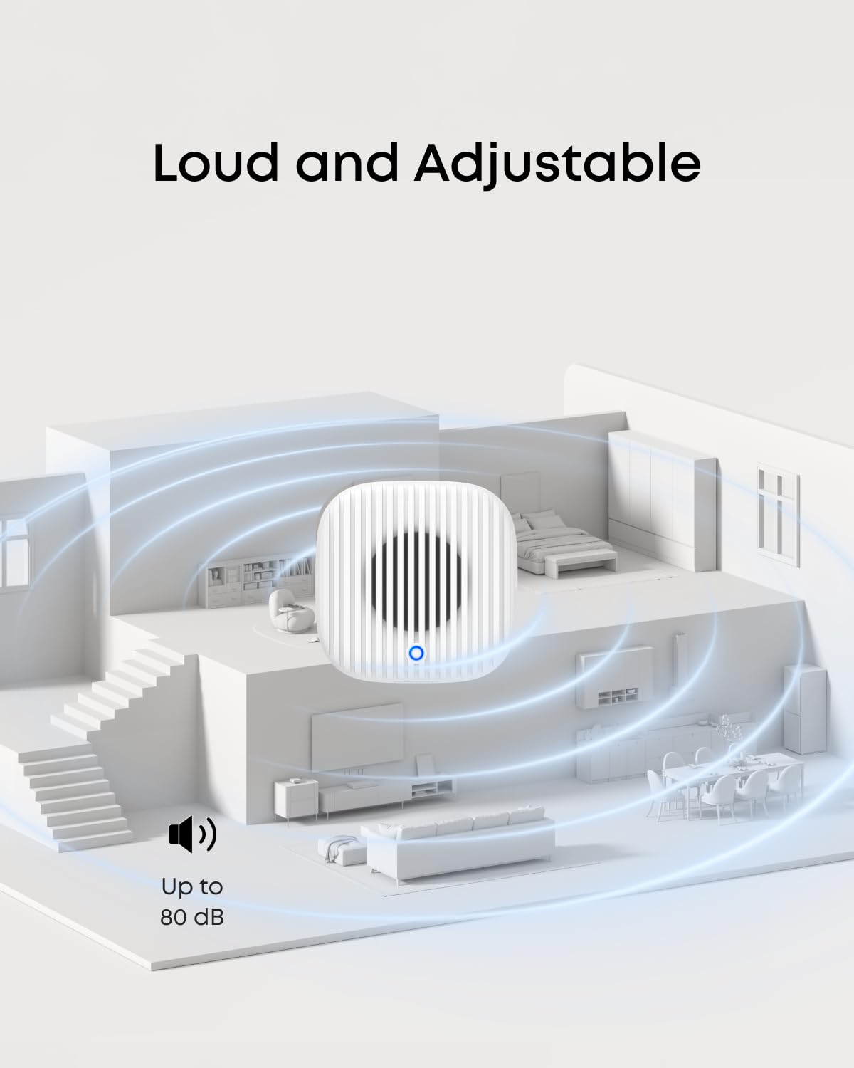 eufy Security chime conectado al enchufe en ambiente doméstico confiable
