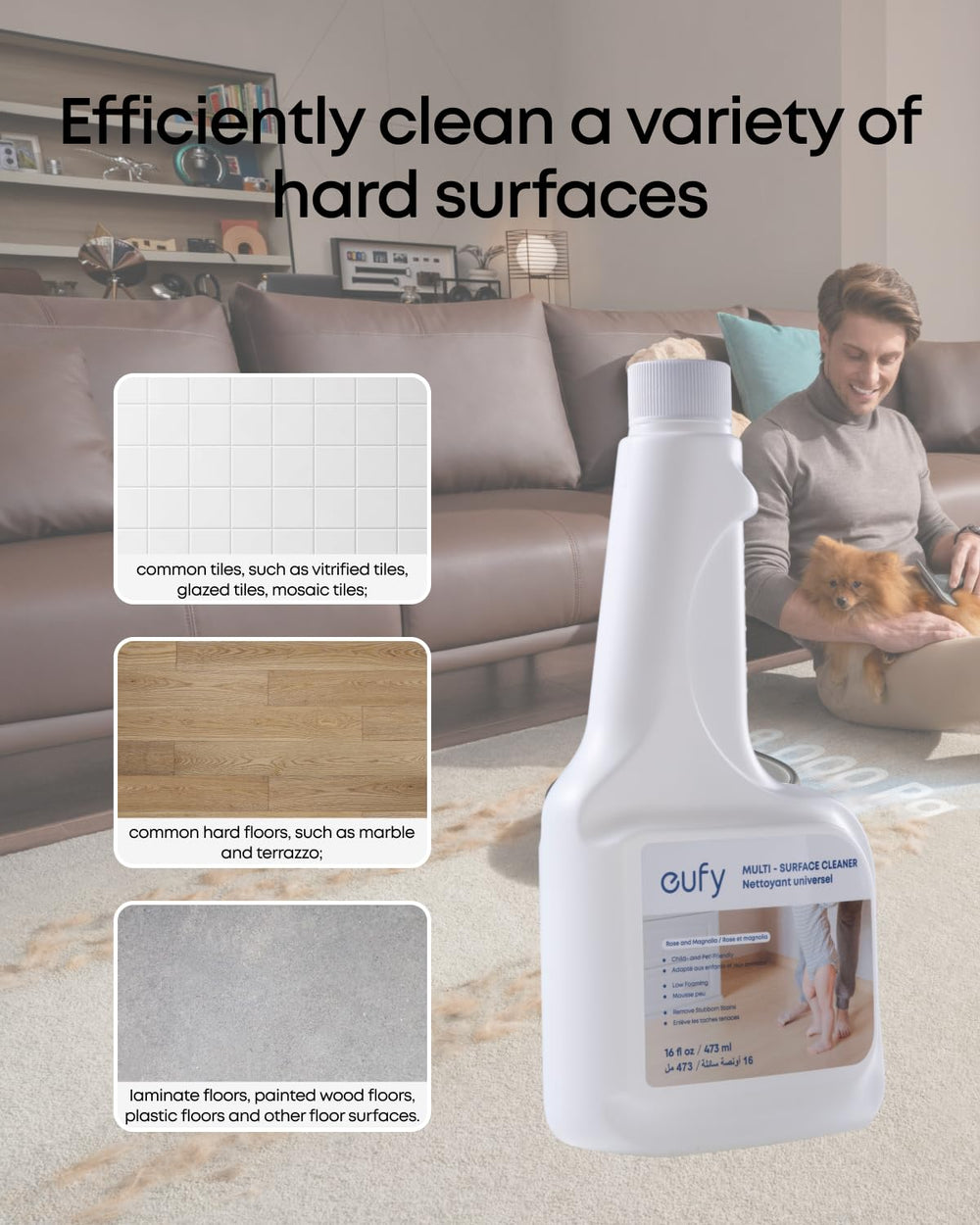 eufy detalle de la etiqueta con ingredientes y beneficio natural