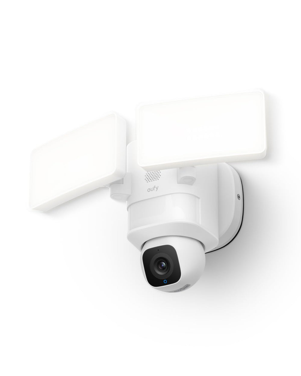 eufy Security cámara frontal con reflector potente y vigilancia visible