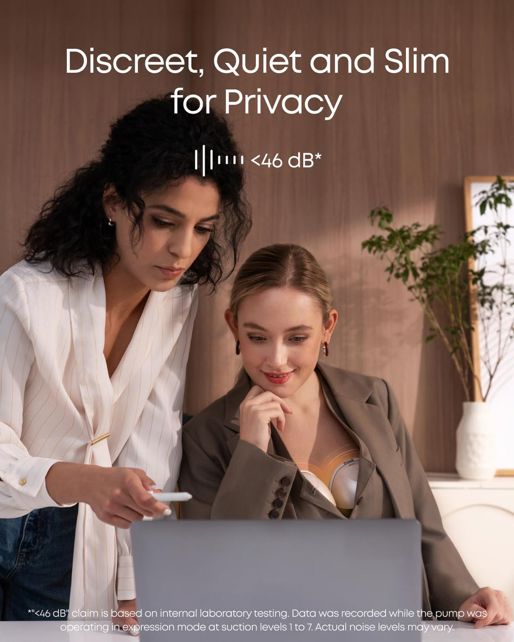 eufy Security escena en oficina, funcionamiento silencioso y privado