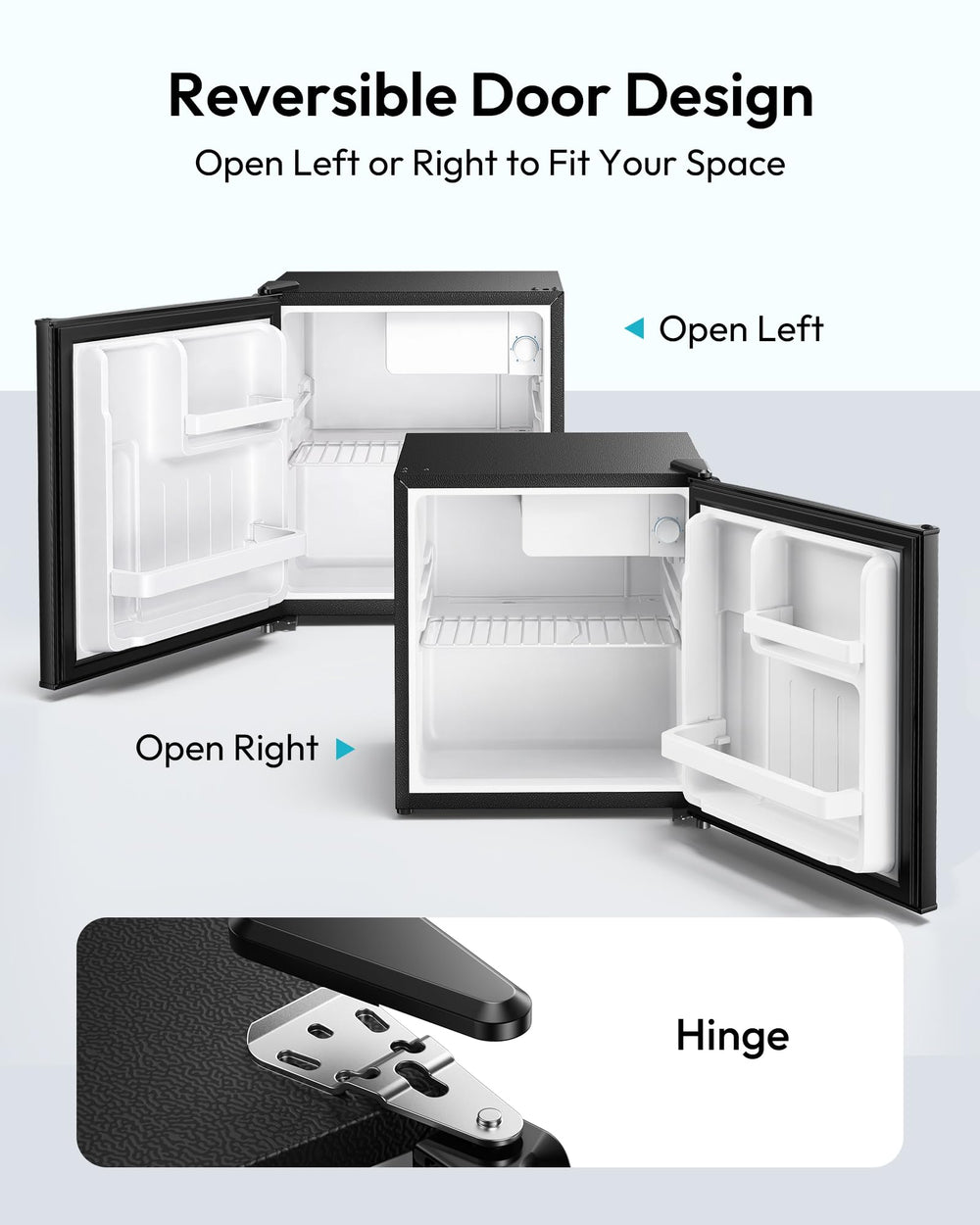 EUHOMY vista lateral con dimensiones para comparar tamaño y ubicación fácil