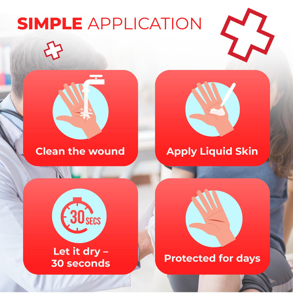 Ever Ready First Aid textura seca de la película protectora que permite transpiración