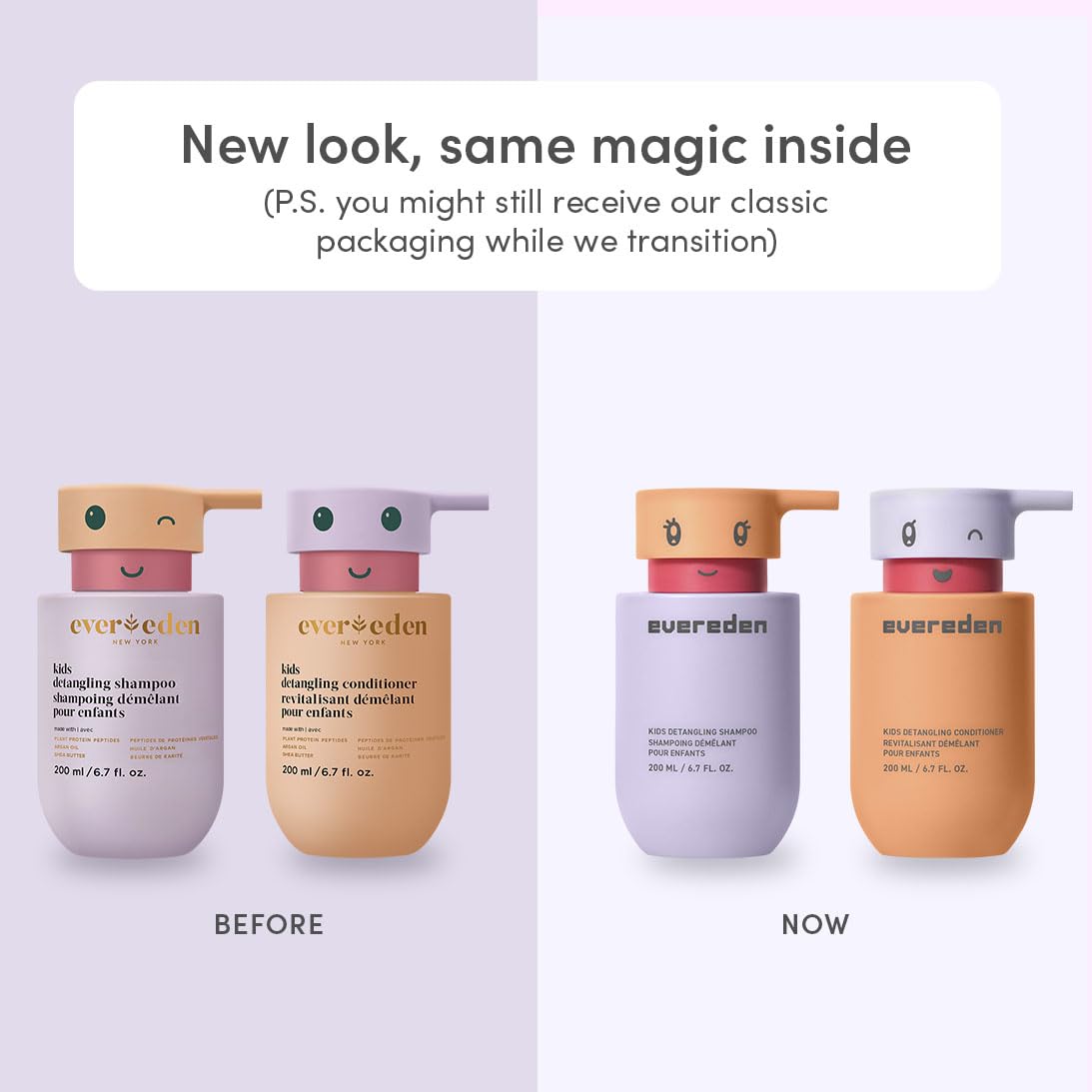 Evereden child smiling while brushing hair, less stressful detangling for families