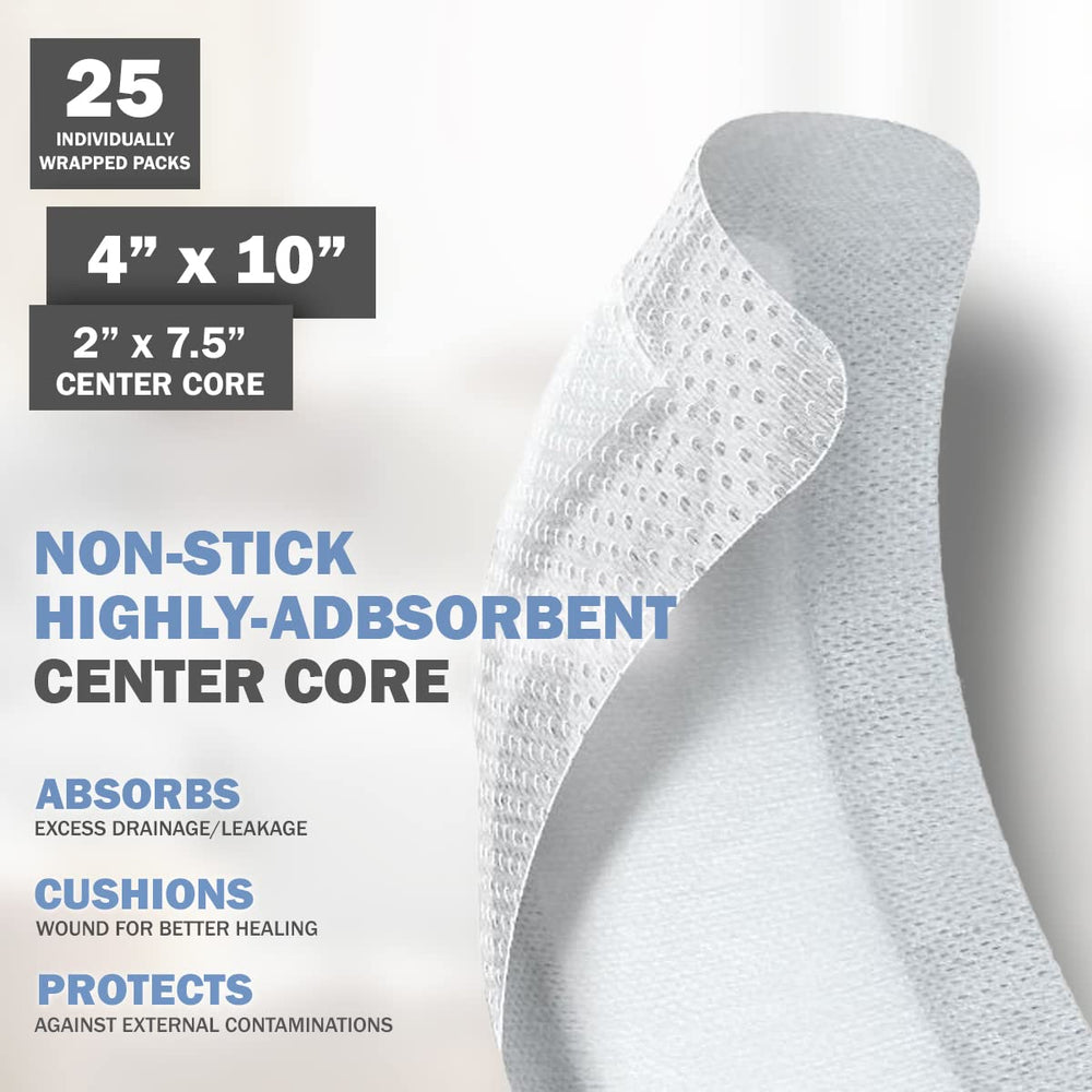 EVERLIT detalle del núcleo absorbente que retiene exudado eficientemente