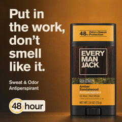 Every Man Jack detalle de etiqueta con lista de ingredientes y beneficio fórmula limpia