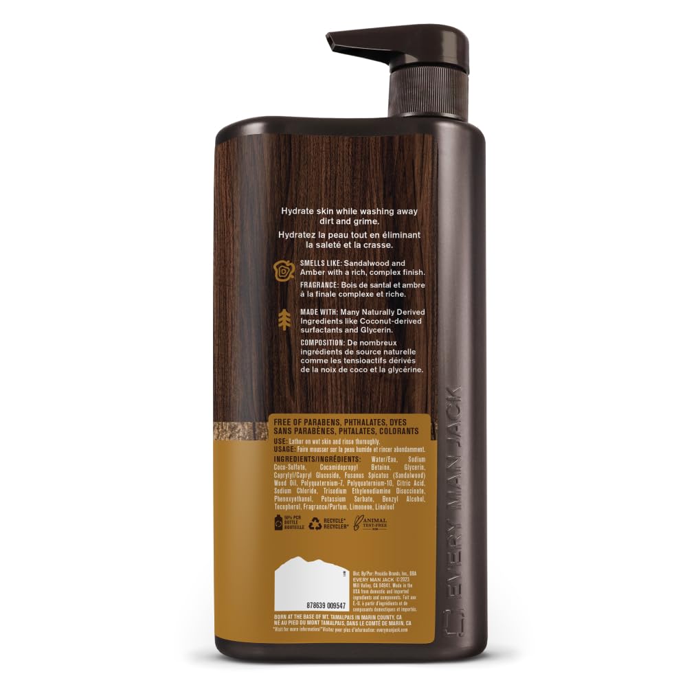 Every Man Jack en entorno exterior que sugiere frescura tras actividades al aire libre