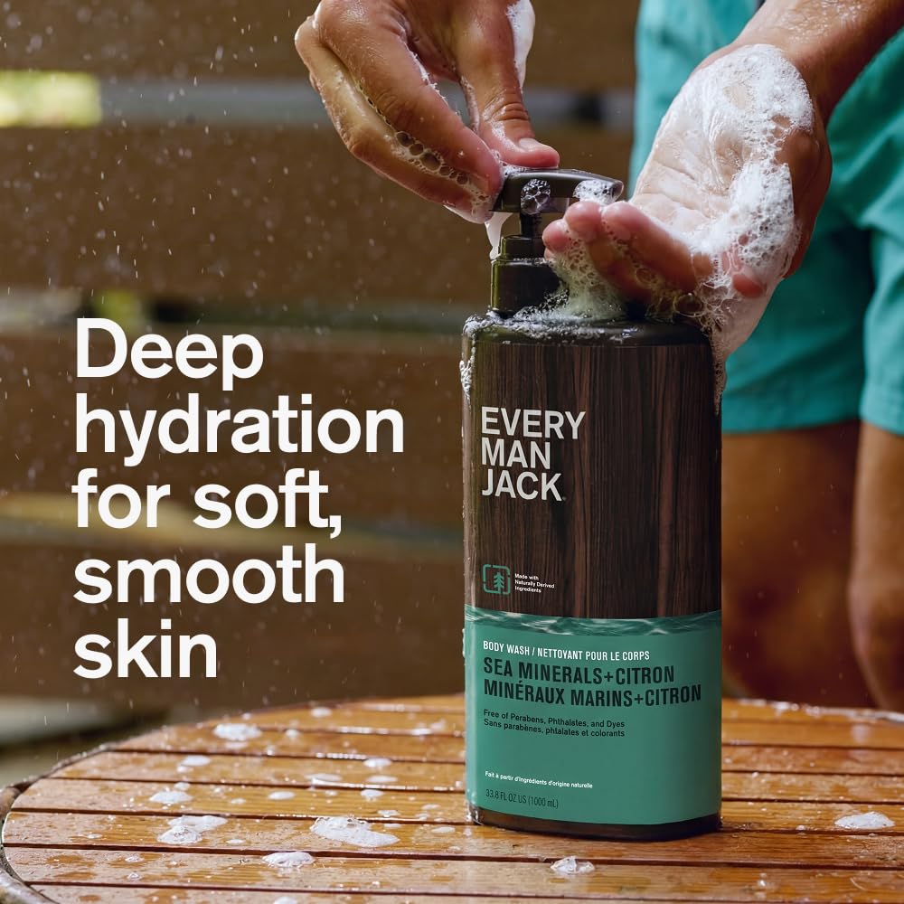 Every Man Jack ingredientes: derivados de coco y glicerina hidratante