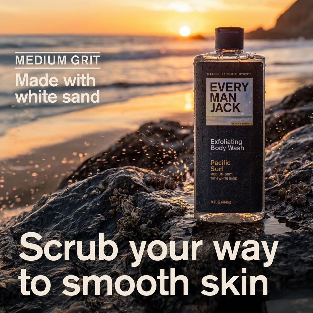 Every Man Jack textura del gel con partículas exfoliantes para suavizar piel