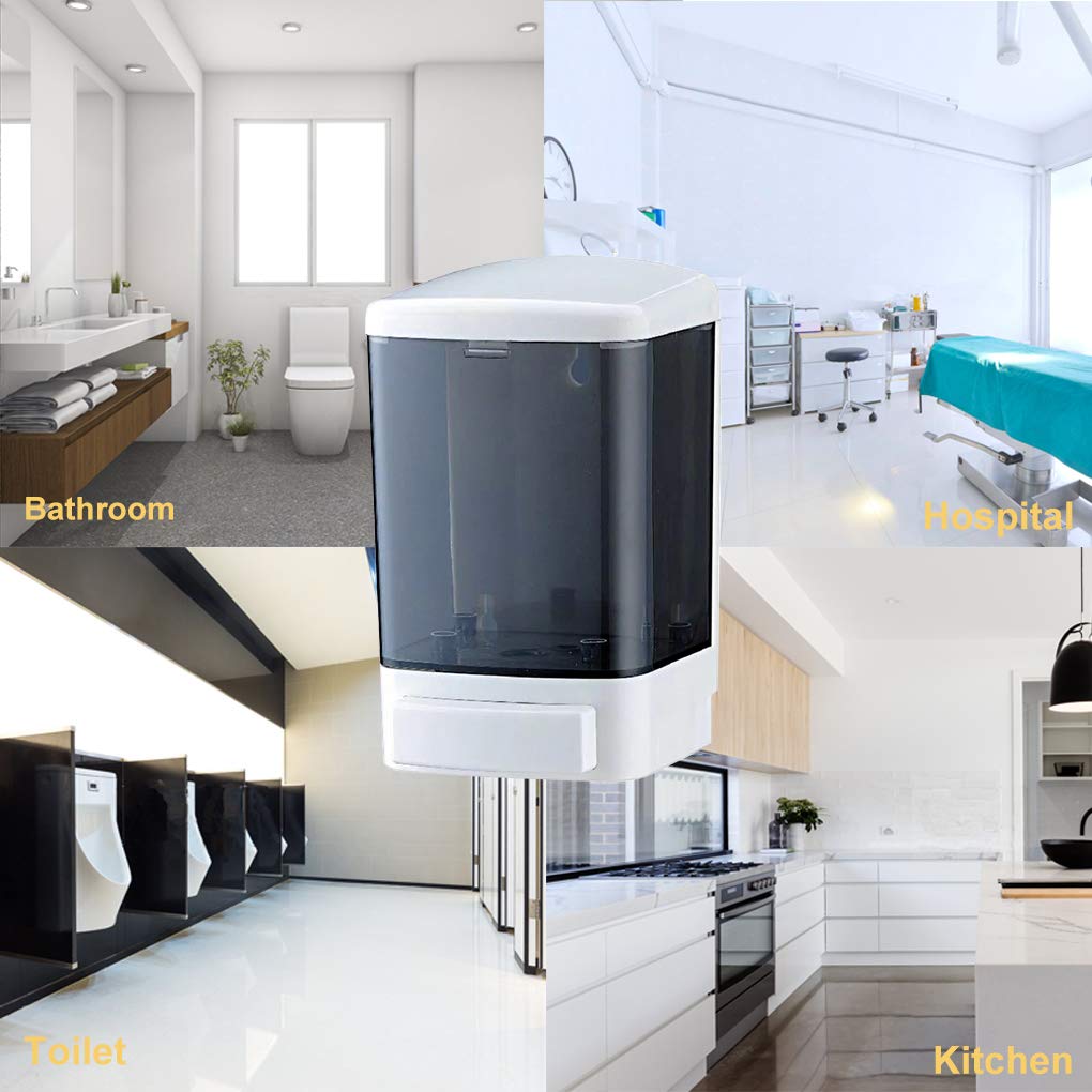 Evhome comparación tamaño con mano para referencia de escala y capacidad