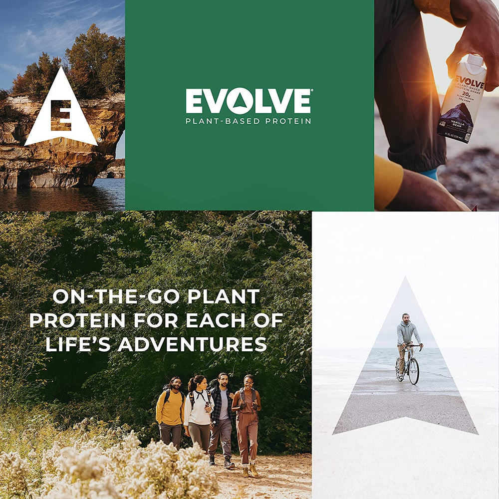 Evolve botella junto a una regla para comparar tamaño y porción portátil