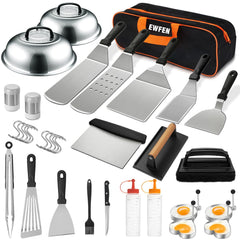 EWFEN front packaging showing full 35-piece griddle kit and benefits