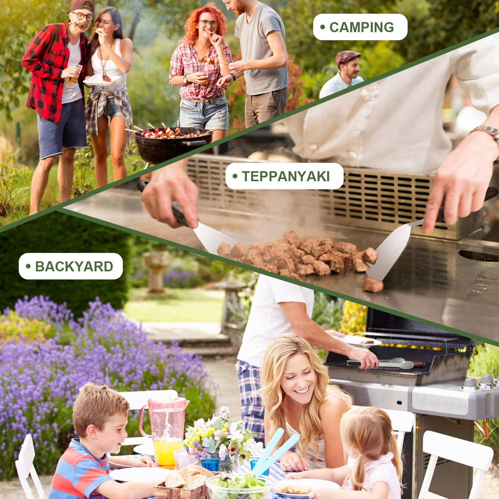 EWFEN outdoor grilling scene showing kit in use for backyard meals