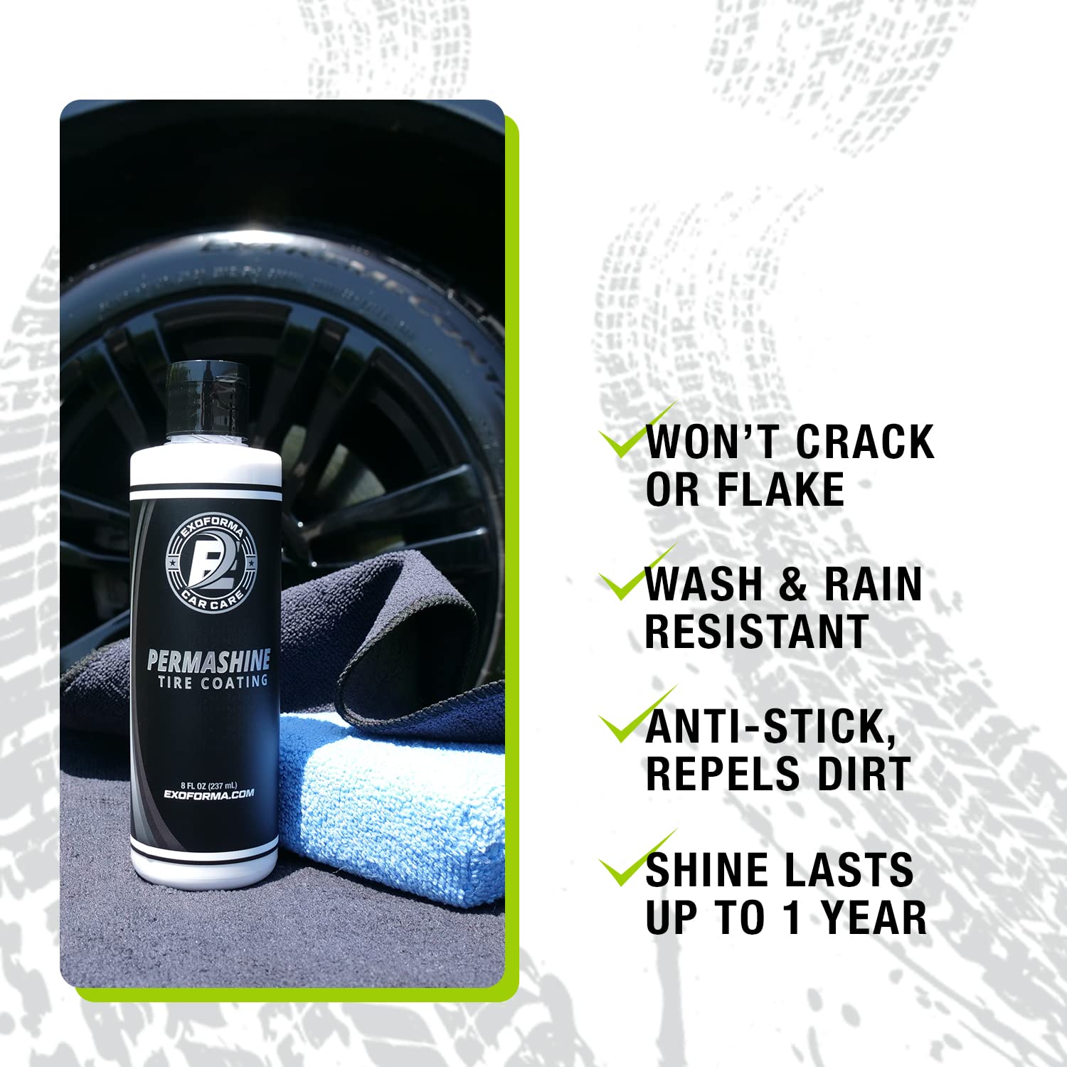 ExoForma comparación antes y después revela limpieza mejorada y brillo duradero