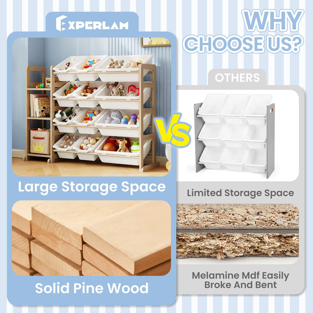 EXPERLAM cajas blancas extraíbles mostrando almacenamiento versátil y accesible