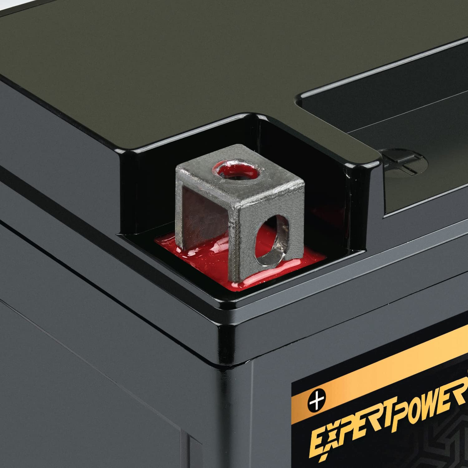 ExpertPower etiqueta con especificaciones 12V 7Ah 180 CCA que ayuda a la elección correcta