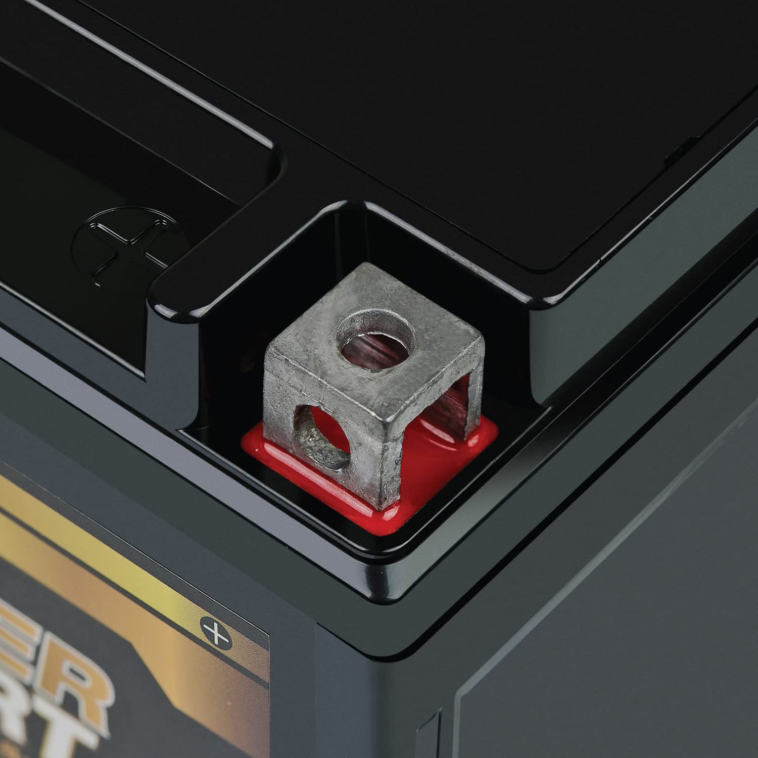 ExpertPower battery on temperature graphic indicating wide operating range