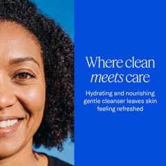EYEECO foam texture on hand illustrating mild lather and gentle cleansing benefit