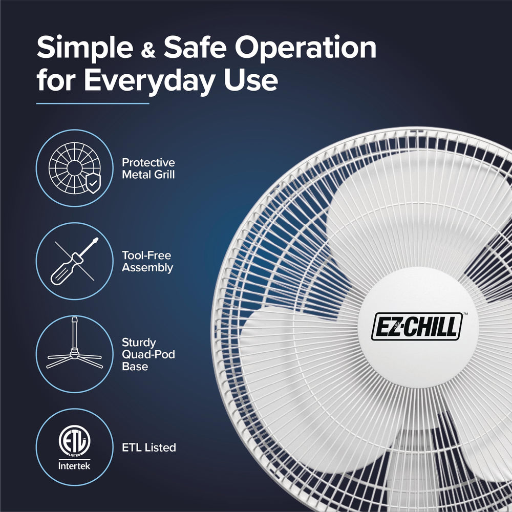 EZ-CHILL base plegable que facilita el almacenamiento y ahorro de espacio