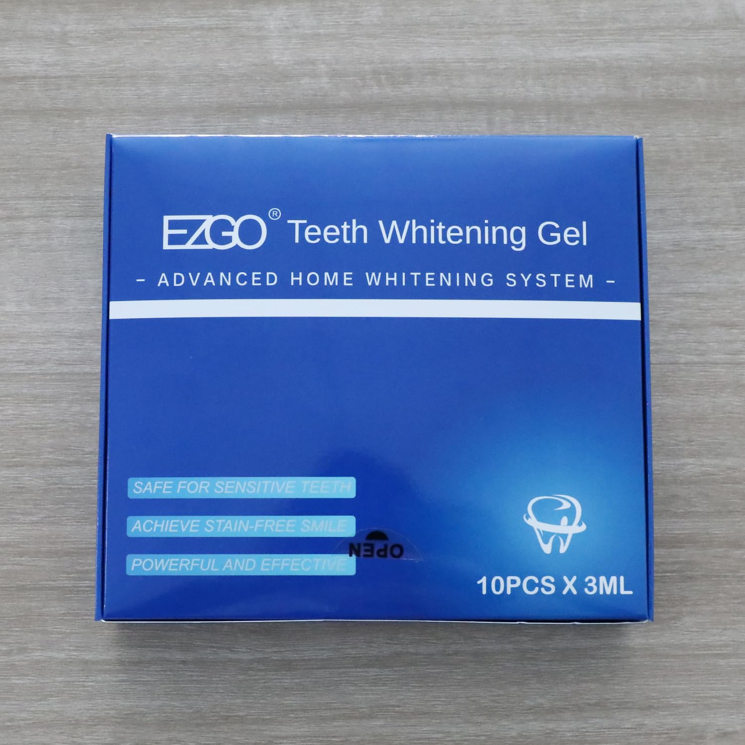 EZGO ambiente baño con sonrisa fresca, uso diario y efecto menta
