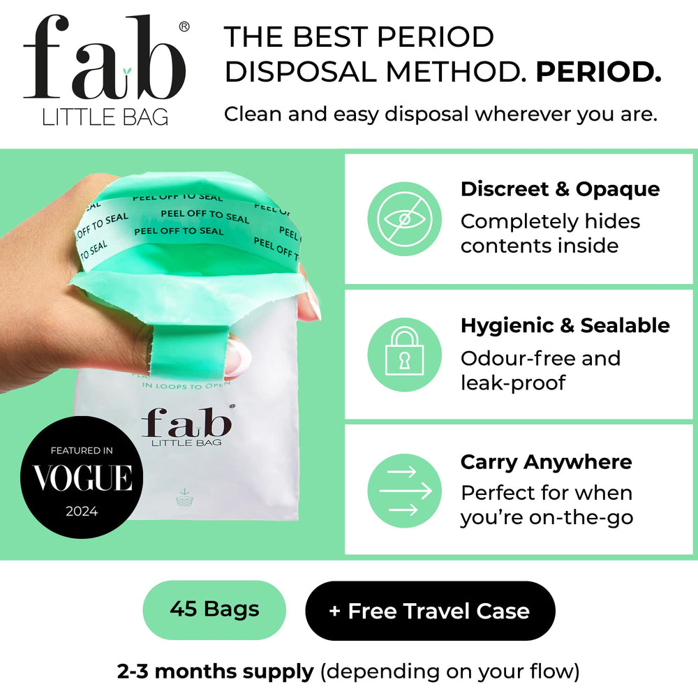 Fab Little Bag primer plano del material y cierre, fácil sellado
