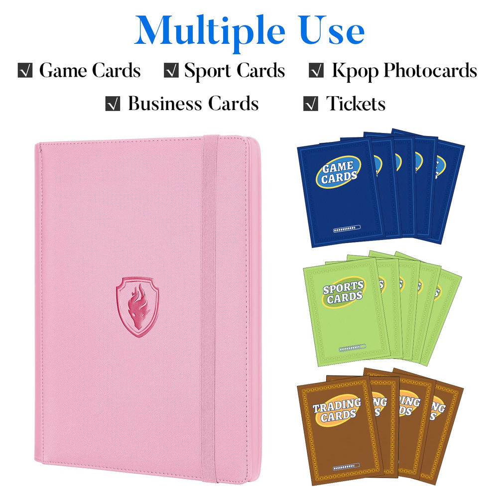 Fabmaker páginas de 9 bolsillos mostrando capacidad para 540 cartas