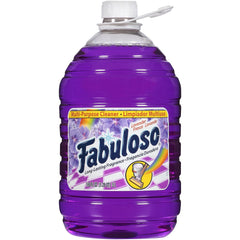 Fabuloso botella frontal lavanda mostrando etiqueta y capacidad para limpieza efectiva