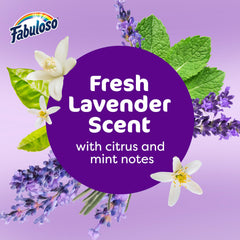 Fabuloso líquido en mano mostrando textura concentrada y fácil dilución