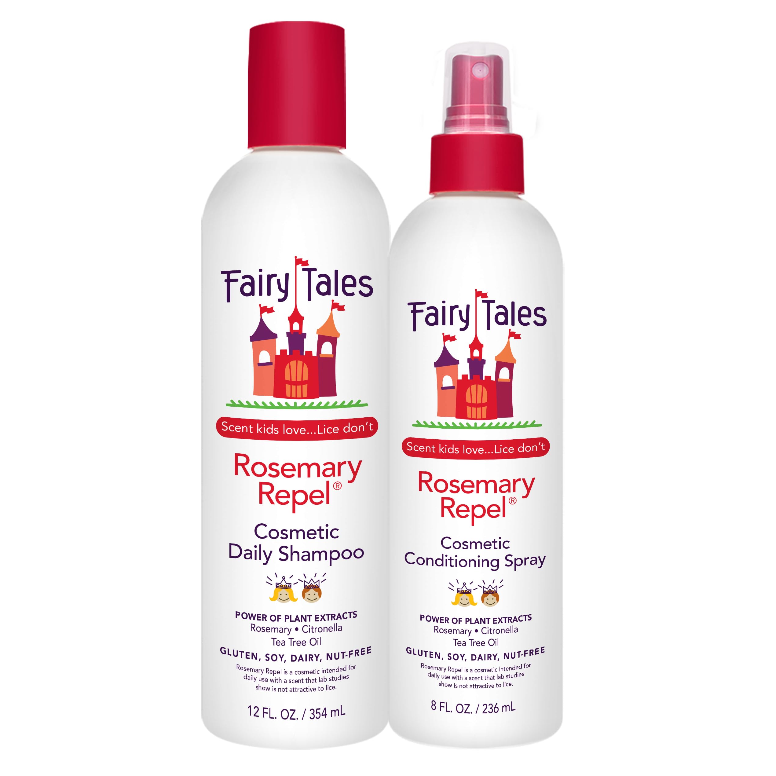 Fairy Tales frasco frontal del pack y presentación clara