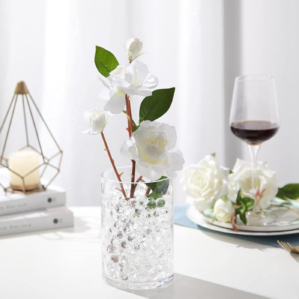 FALAMON centro de mesa de boda con perlas creando efecto cristal