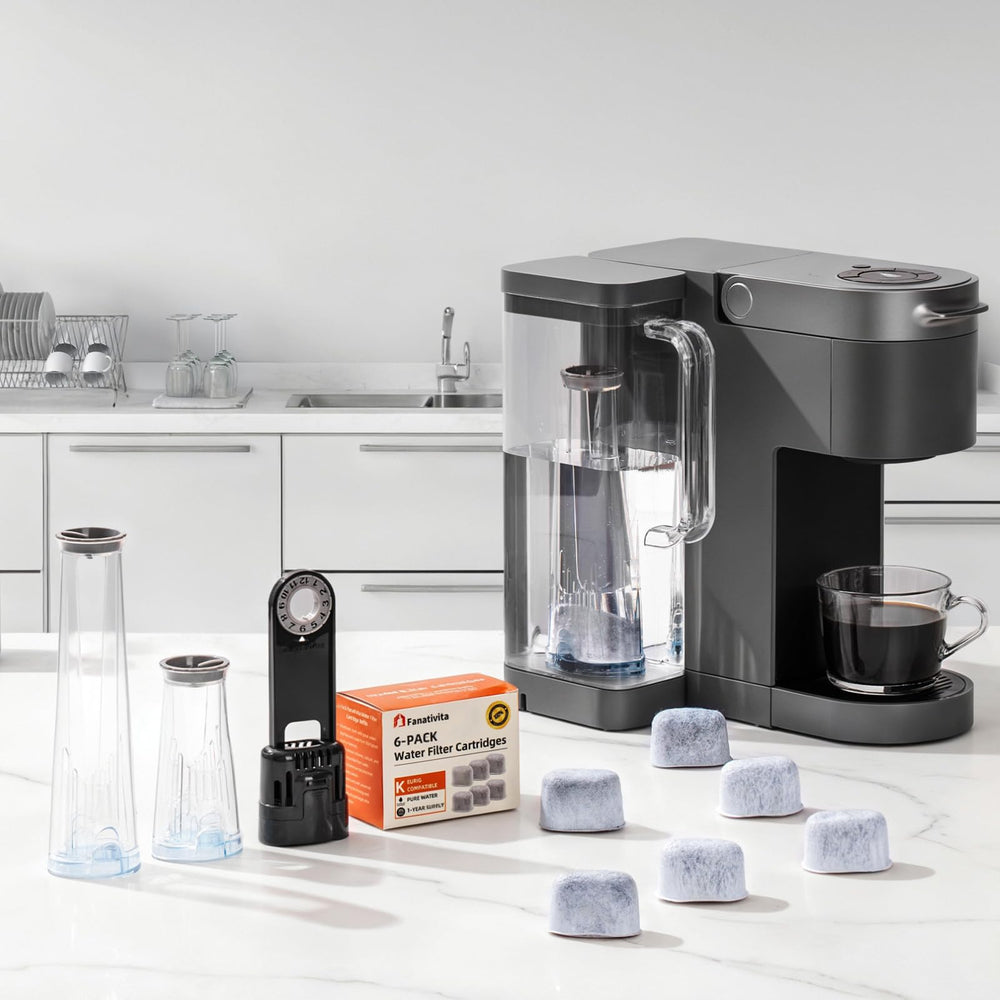 Fanativita en cocina mostrando uso diario y agua con mejor sabor