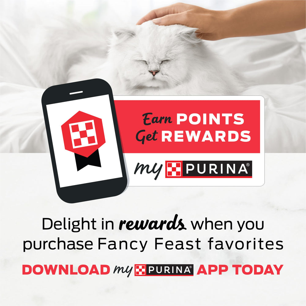 Fancy Feast etiqueta nutricional visible, información completa