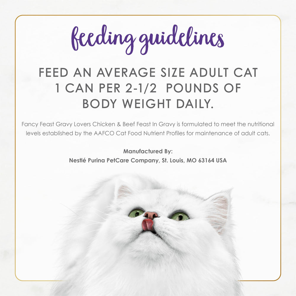 Fancy Feast can held in hand illustrating easy portion and portability