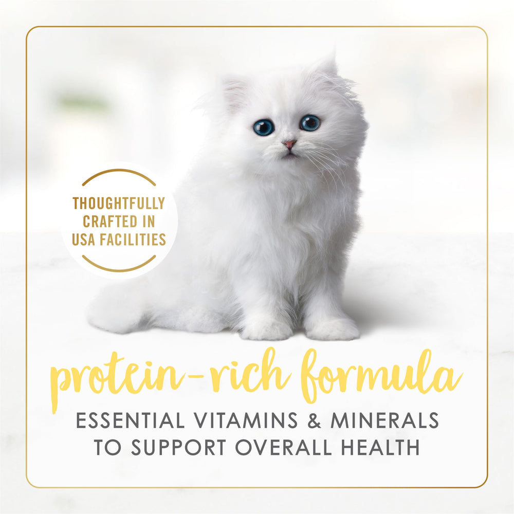Fancy Feast kitten salmon pull-tab can detail showing convenience and quick opening benefit