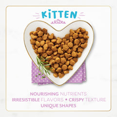 Fancy Feast primer plano de croquetas crujientes y apetecibles