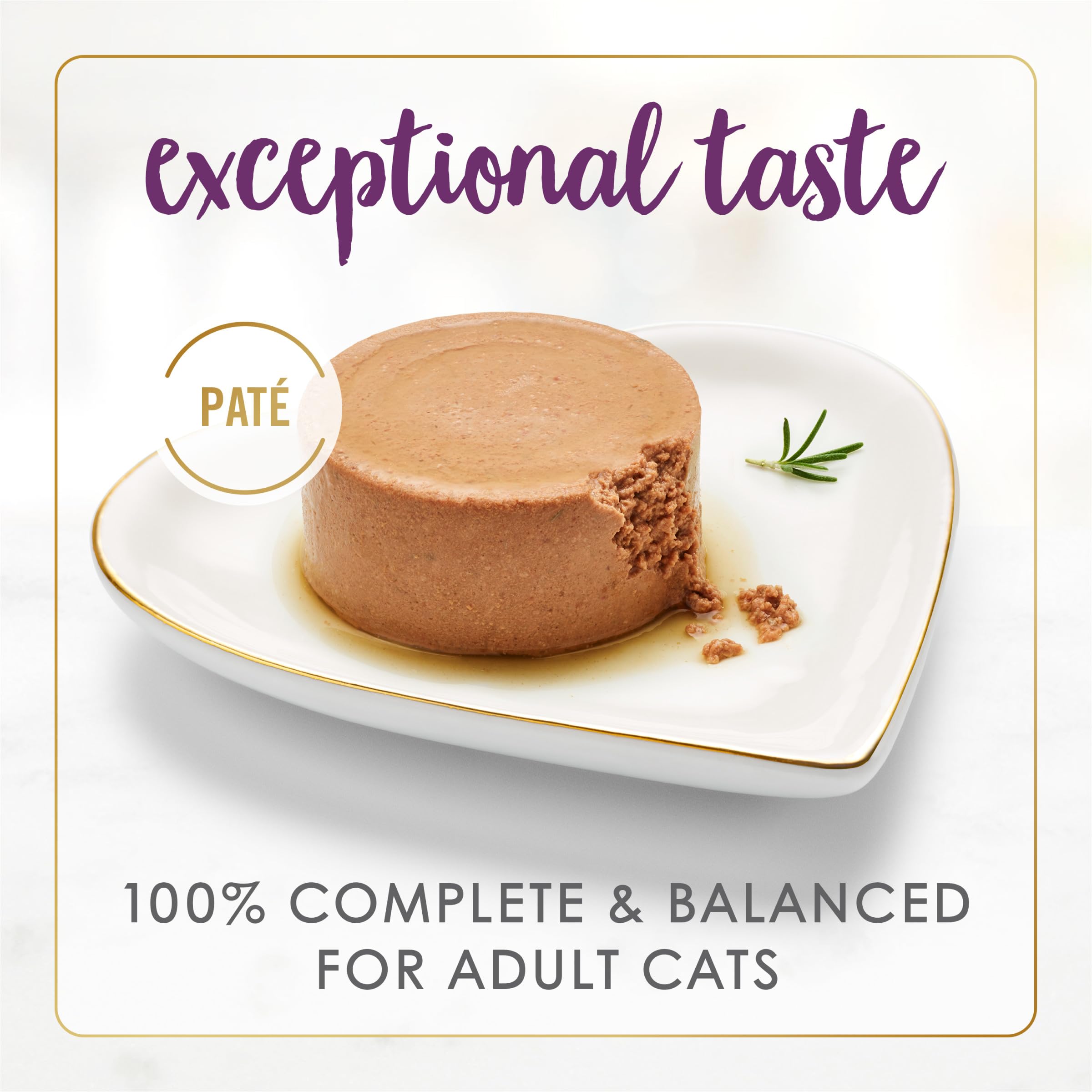 Fancy Feast lata abierta con pate listo para servir, práctico y limpio