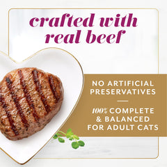 Fancy Feast porción en forma de pirámide listo para servir y fácil manejo