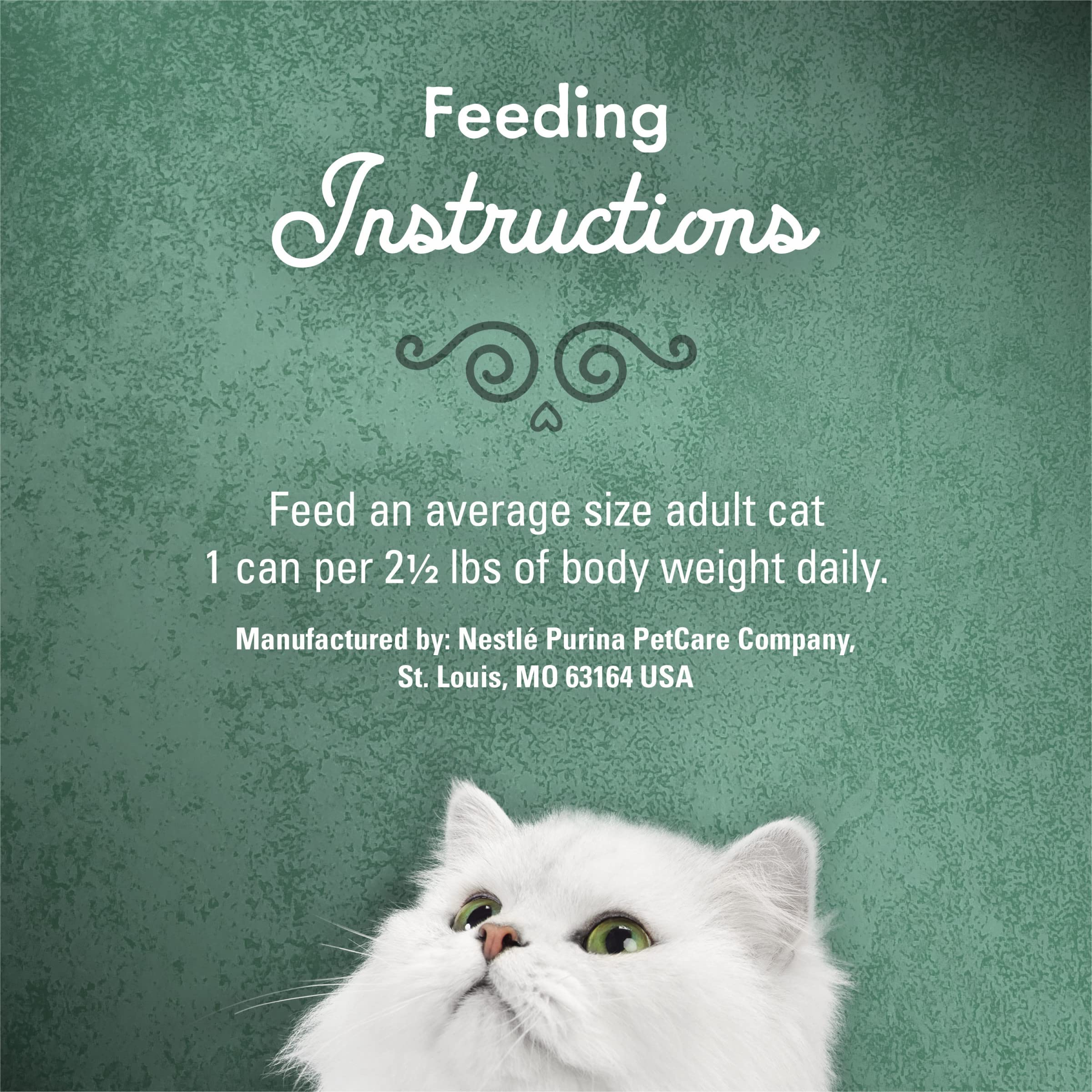 Fancy Feast lata en cocina junto a plato mostrando uso diario