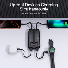 FancyBean detalle de cables integrados mostrando orden y conveniencia